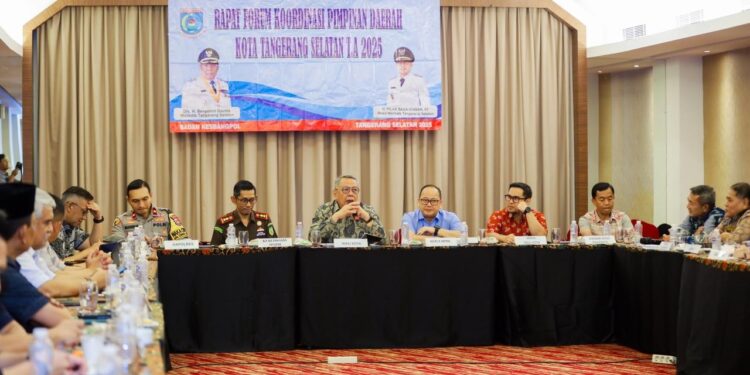 Pemkot Bersama Forkopimda Tangsel Perkuat Pencegahan Kerawanan dan Pengawasan Orang Asing