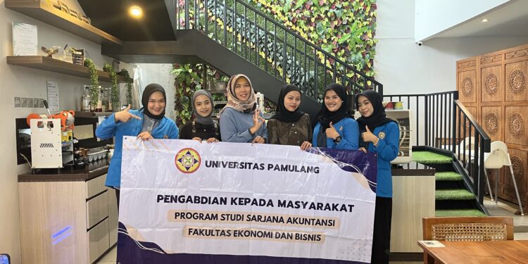 PKM Mahasiswa Unpam: Edukasi Pelaporan PPh, Final UMKM dan Pajak Restoran
