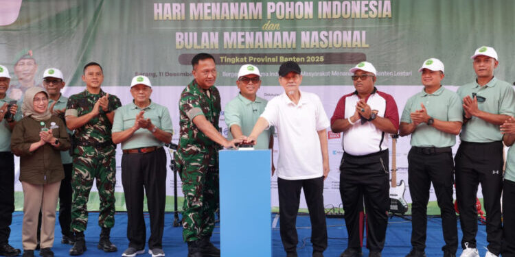 Pemprov Banten Perkuat Gerakan Pelestarian Lingkungan Melalui ‘Bang Kaliandra’ pada Peringatan HMPI–BMN 2025