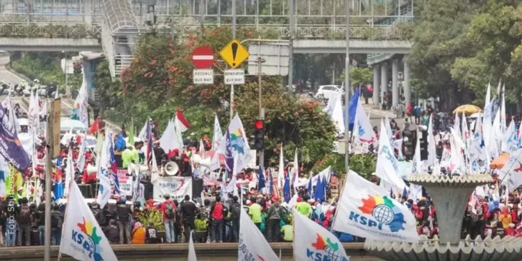 Demo Tolak UMP Jakarta 2026 Digelar Hari Ini, Polisi Kerahkan 370 Personel Lalu Lintas