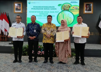 Gandeng PT Thara Jaya Niaga, Kemendes Luncurkan Teknologi Pertanian T1P4K