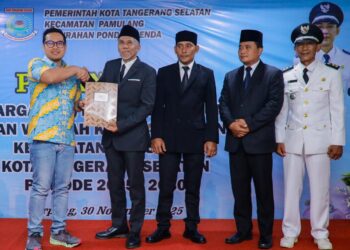 Lantik Ketua RT-RW Pondok Benda, Pilar: Mereka Ujung Tombak Pelayanan Publik