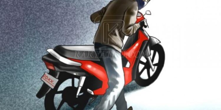 Curi Motor Ketua RT, Pelaku Ditangkap Polisi Setelah Melapak di Medsos