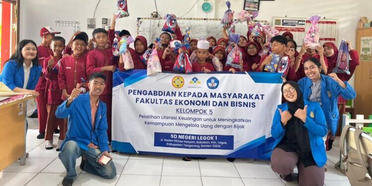 PKM Unpam: Pelatihan Literasi Keuangan di SD Negeri Legok 1