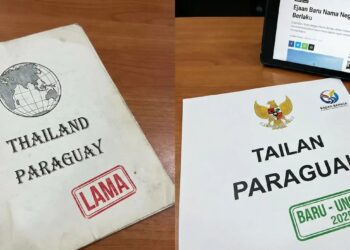 Resmi, Ejaan Thailand Kini Ditulis Tailan dalam Bahasa Indonesia