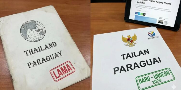 Resmi, Ejaan Thailand Kini Ditulis Tailan dalam Bahasa Indonesia