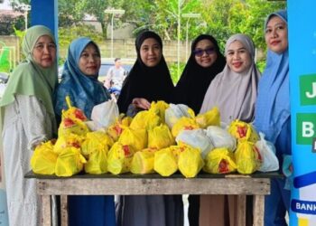 Momentum Isra Mi’raj, GJB Vila Gading Permata Bogor Tebar Kepedulian Lewat Jumat Berkah