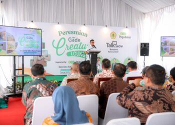Gubernur Andra Soni Resmikan Ruang Baca The Gade Creative Lounge Untirta