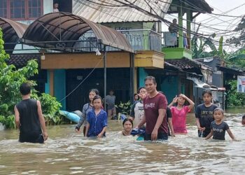 Banjir Meluas di Kabupaten Tangerang, 108 Hektare Sawah Terendam