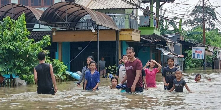 Banjir Meluas di Kabupaten Tangerang, 108 Hektare Sawah Terendam