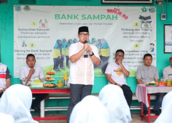 Pilar Tinjau Bank Sampah Gas Berlin, Dorong Target 1 RW 1 Bank Sampah di Tangsel