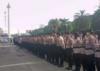 Polres Jakpus Siagakan 1.659 Personel Gabungan, Amankan Aksi Buruh di Gambir
