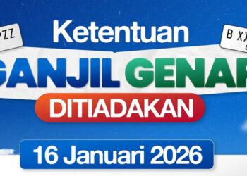 Libur Isra Miraj, Ganjil Genap Jakarta Ditiadakan 16 Januari 2026