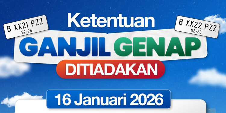 Libur Isra Miraj, Ganjil Genap Jakarta Ditiadakan 16 Januari 2026
