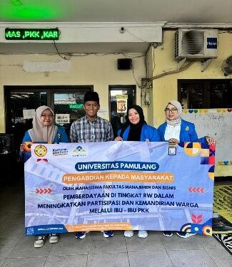 PKM Unpam: Mewujudkan Lingkungan RW yang Bersih dan Sehat bersama Ibu-Ibu PKK