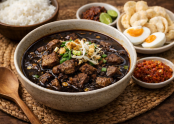 Kuah Hitam Gurihnya Bikin Nagih, Ini Resep Rawon Favorit Saat Hujan