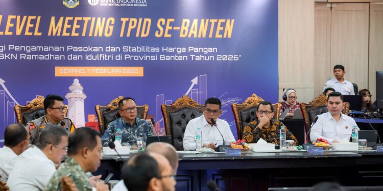Gubernur Andra Soni Perkuat Pengamanan Pasokan dan Stabilitas Harga Pangan Jelang Ramadan