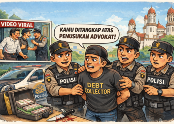 Polisi Bekuk Debt Collector MTF Penusuk Advokat