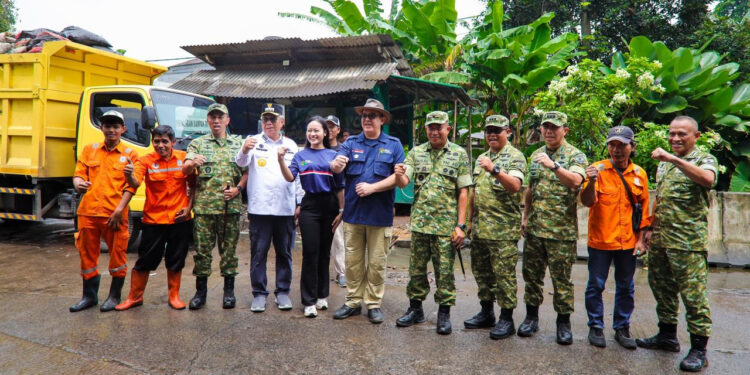 Kolaborasi Pemkot, TNI, dan Unsur Masyarakat Gelar Aksi Bersih Lingkungan di Wilayah Tangsel