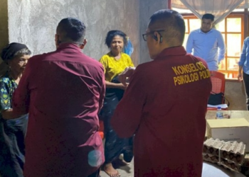 Polda NTT Sambangi Keluarga Siswa SD di Ngada yang Bunuh Diri, Beri Bantuan dan Trauma Healing