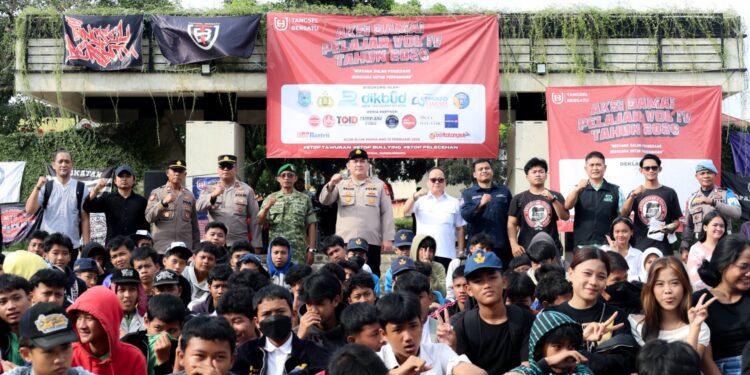 Tangsel Bersatu Satukan Ratusan Siswa Lewat Aksi Damai Pelajar 2026