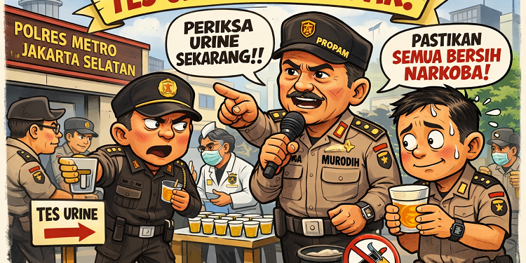 tes urine polres jaksel