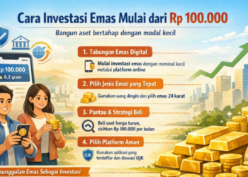 Investasi Emas Mulai Rp100 Ribu, Solusi Aman Bangun Aset bagi Pemula