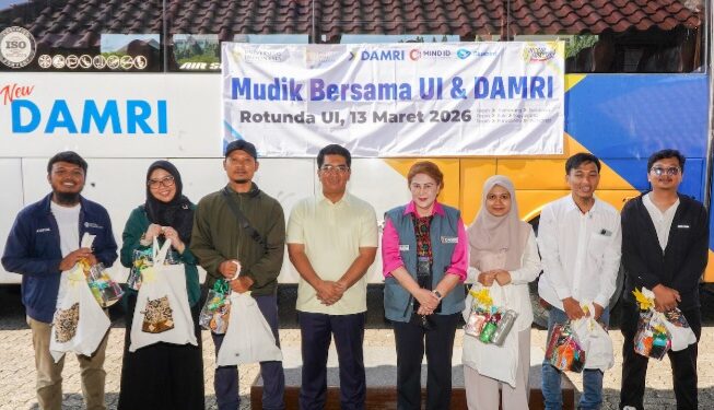 Program Mudik Bersama UI-DAMRI 2026 Diberangkatkan, Rute Yogyakarta hingga Surabaya