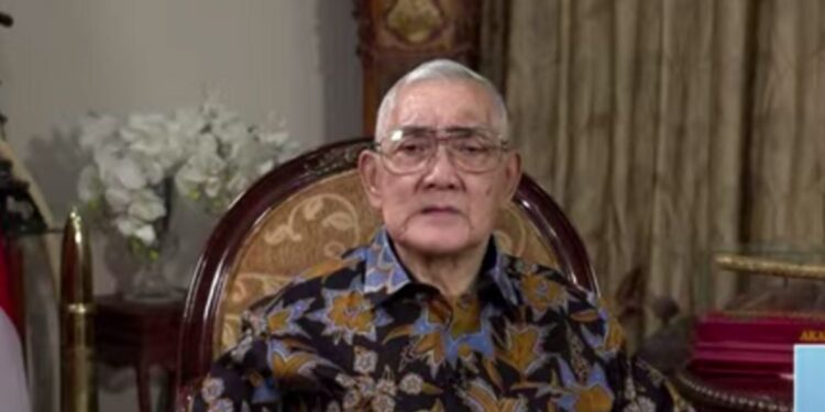 Prabowo Pimpin Upacara Pemakaman Try Sutrisno, SBY Sampaikan Duka Mendalam