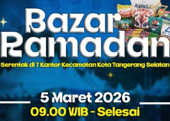 Catat! Bazar Ramadan Digelar 5 Maret di 7 Kecamatan Tangsel, Belanja Sembako Murah dan Tanpa Kupon