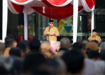 Pemkot Tangsel Gelar Apel dan Halalbihalal, Benyamin Tekankan Kebersihan dan Efisiensi Anggaran