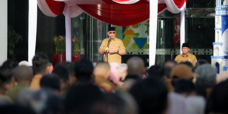Pemkot Tangsel Gelar Apel dan Halalbihalal, Benyamin Tekankan Kebersihan dan Efisiensi Anggaran