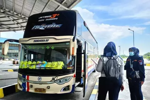 H+4 Lebaran, 3.000 Lebih Pemudik Tiba di Terminal Pulo Gebang