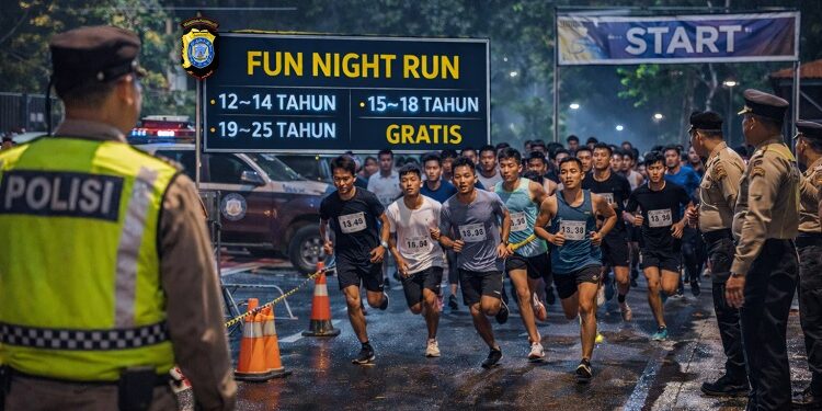 lomba lari malam hari