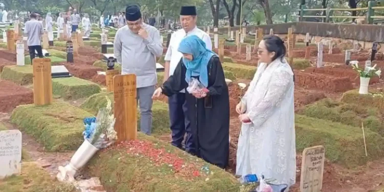 Minta Izin Wagub Rano Karno, Makam Vidi Aldiano Kini Ditanami Lima Pohon