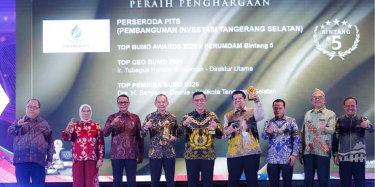 Pemkot Tangsel Borong Penghargaan BUMD Awards 2026, Raih Perumdam Bintang 5 hingga Top Pembina