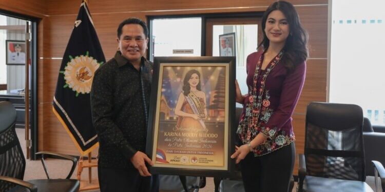 Kembali ke Akar, Karina Moudy Memohon Restu Apkasi Menuju Panggung Putri Indonesia 2026