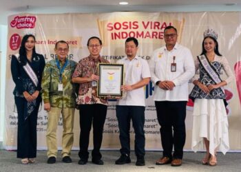 Sosis Yummy Choice Indomaret Terjual 8,3 Juta dalam Sebulan, Raih Rekor MURI dan Dukungan DJKI