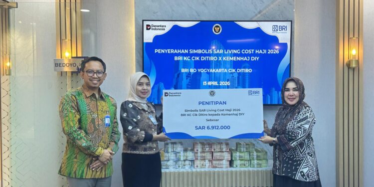 BRI Salurkan Living Cost Haji 2026, Jemaah Terima SAR 750 per Orang