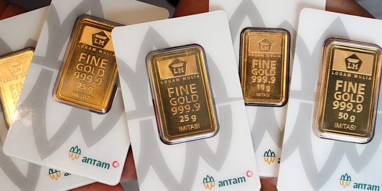 Harga Emas Antam Naik Rp16.000 Sabtu Ini, Buyback Ikut Menguat