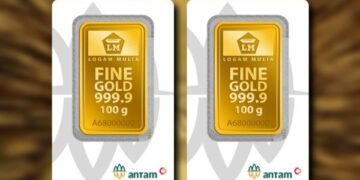 Harga Emas Antam Hari Ini, Melesat Naik hingga Rp45 Ribu per Gram