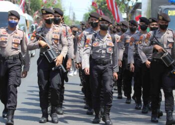 Pengamanan Demo Buruh Diperketat, 1.948 Personel Turun ke Lapangan