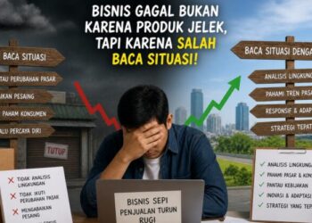 Bisnis Gagal Bukan Karena Produk Jelek, Tapi Karena Salah Baca Situasi!