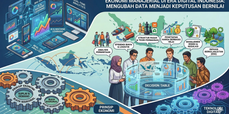 Ekonomi Manajerial di Era Digital Indonesia: Mengubah Data Menjadi Keputusan Bernilai