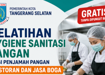 Pemkot Tangsel Buka Pelatihan Hygiene Sanitasi Pangan Gratis untuk Restoran dan Jasa Boga