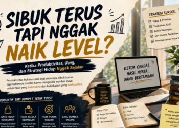 Sibuk Terus Tapi Nggak Naik Level? Ketika Produktivitas, Uang dan Strategi Hidup Tak Sejalan