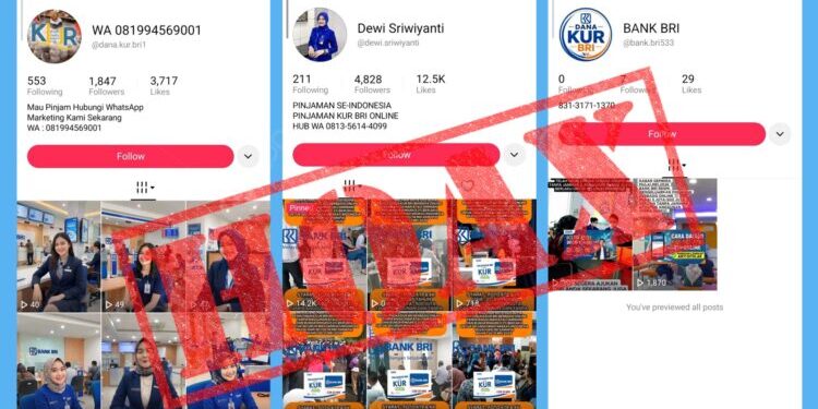 Masyarakat Wajib Waspada Modus Penipuan, BRI Tegaskan Pengajuan KUR Tidak Ditawarkan Secara Online