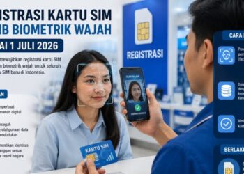 Mulai 1 Juli 2026, Registrasi Kartu SIM Wajib Pakai Biometrik Wajah