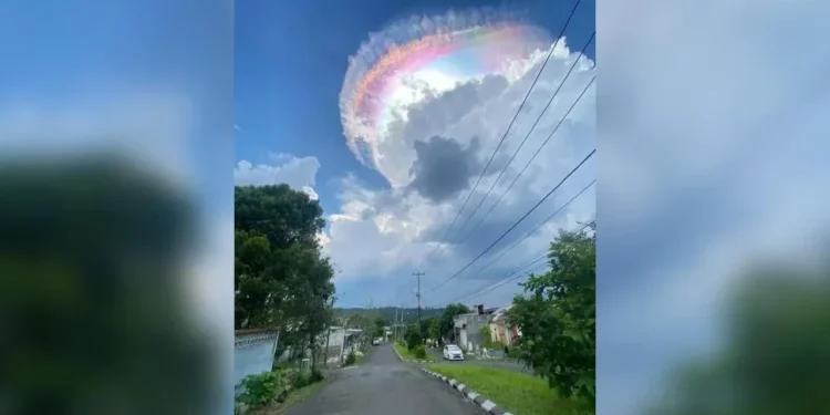 Fenomena Awan Pelangi di Sentul Hebohkan Warga, Ini Penjelasan BMKG