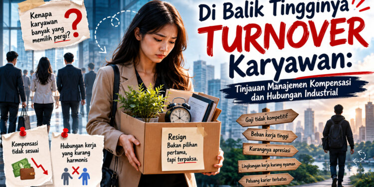 Di Balik Tingginya Turnover Karyawan: Kajian Manajemen Kompensasi dan Hubungan Industrial di Indonesia